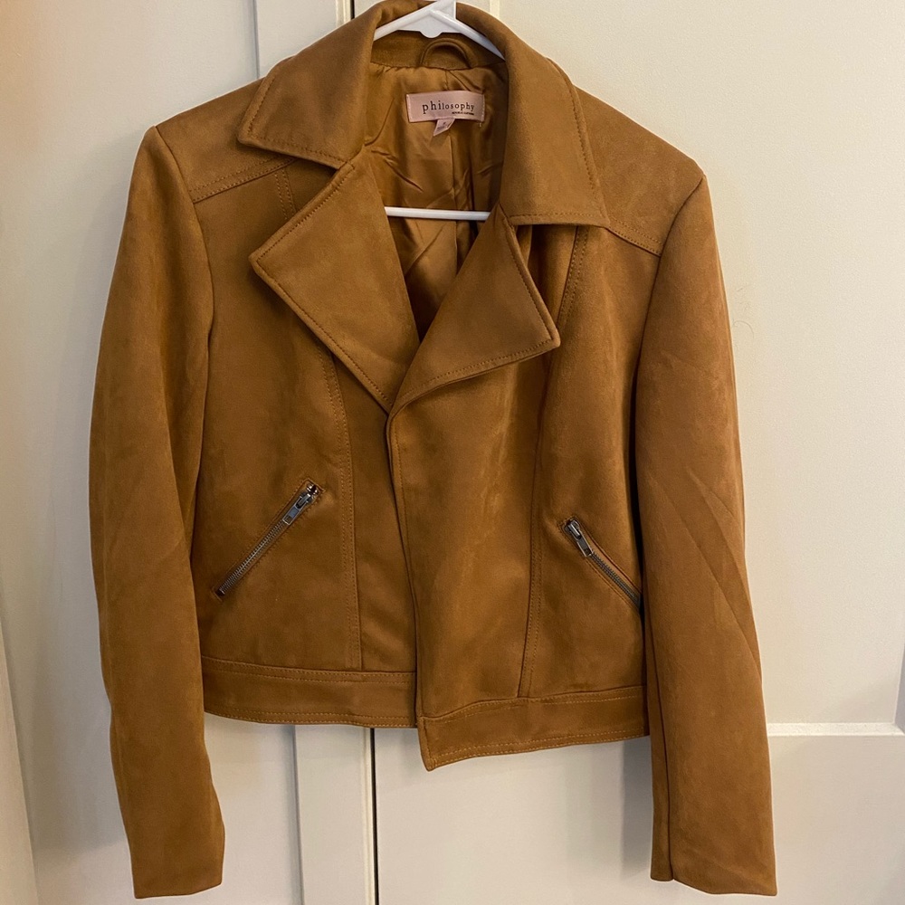 Philosophy Faux Suede Jacket